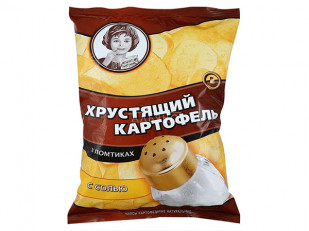 Картофель «Бруто» черный перец 130 гр.: Картофельные чипсы 