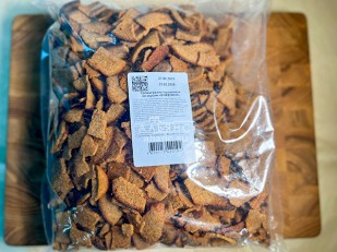 Чипсы: Гренки черные со вкусом буженины