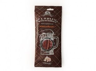 Горбуша боковина х/к (юкола): Кнуты  Салями Пикантные 50 гр