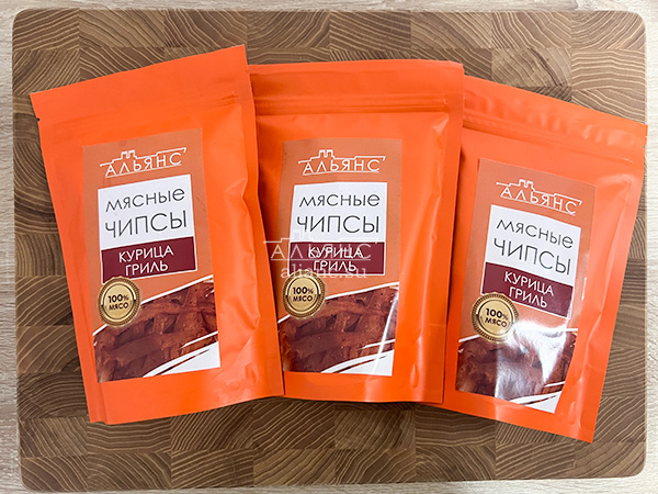 Мясо (АЛЬЯНС) вяленое курица "Гриль" 50 гр. в Санкт-Петербурге