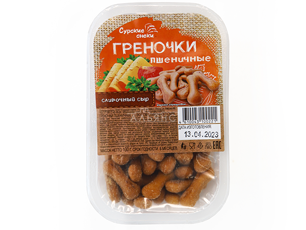 Сурские (ПШЕНИЧНЫЕ) Сливочный сыр (100 гр) в Санкт-Петербурге