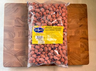 Мясные снеки: Арахис в глазури со вкусом буженина с чесноком