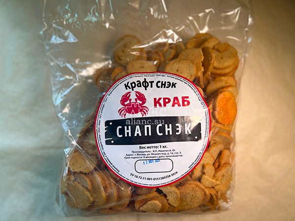 Снапсы ПШЕНИЧНЫЕ "Краб" в Санкт-Петербурге