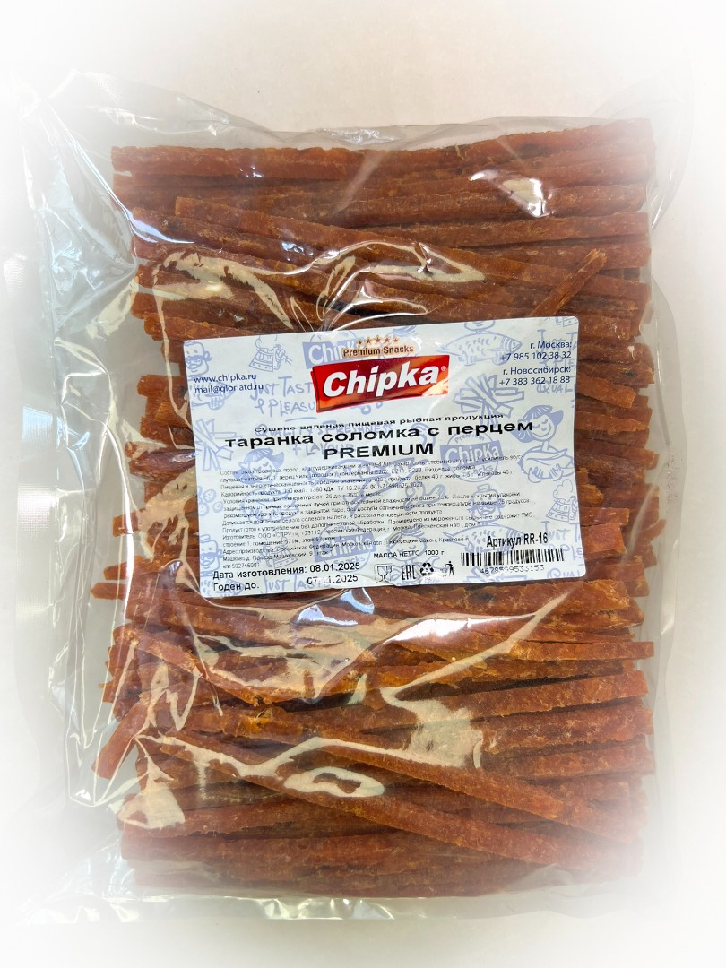 Таранка с перцем (соломка) (Chipka ПРЕМИУМ) в Санкт-Петербурге
