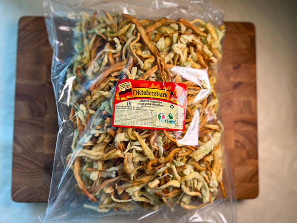 Нитка ЖАРЕНАЯ "Васаби" Oktobersnack 1 кг (сырный продукт) в Санкт-Петербурге