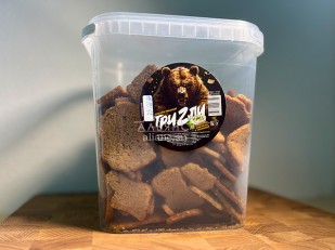 Форель радужная х/к: Ведро Ржаные гренки со вкусом Сметана зелень (1 кг)