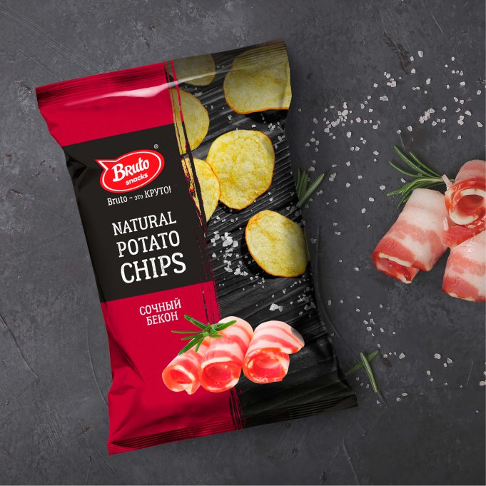 Картофель «Бруто» со вкусом бекона 130 гр. в Санкт-Петербурге