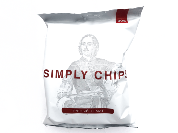 Картофельные чипсы "Simple chips" Пряный томат 80 гр. в Санкт-Петербурге